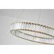 Canada LED 24 inch Gold Chandelier Ceiling Light